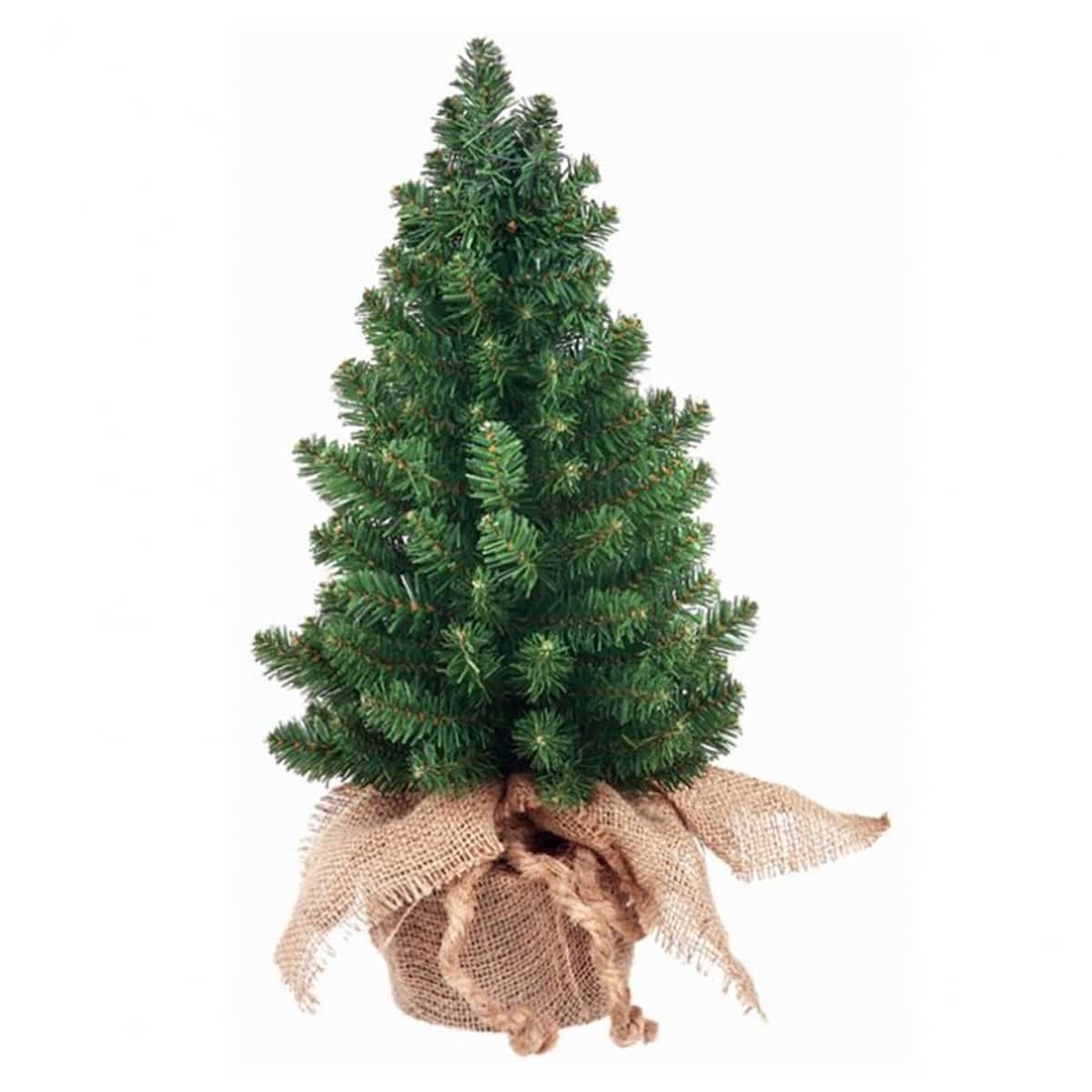 Canadian Burlap Tabletop Tree 20″