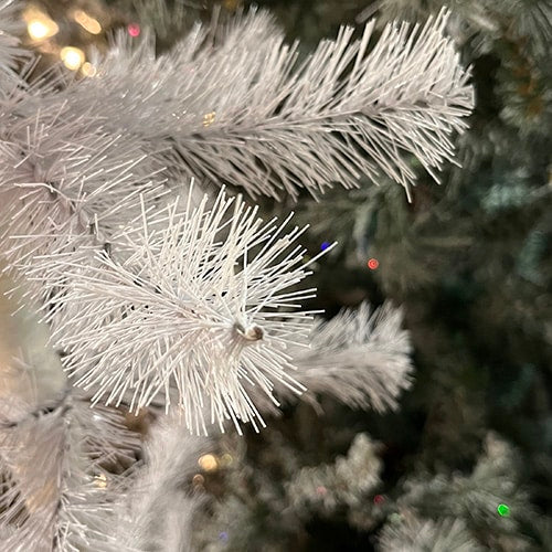 Feather Bristle Tree Green or White