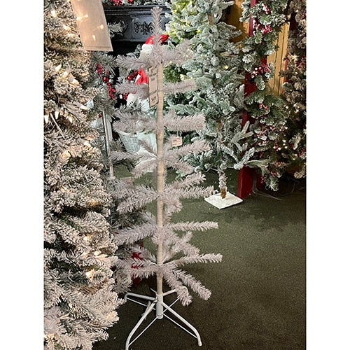 Feather Bristle Tree Green or White