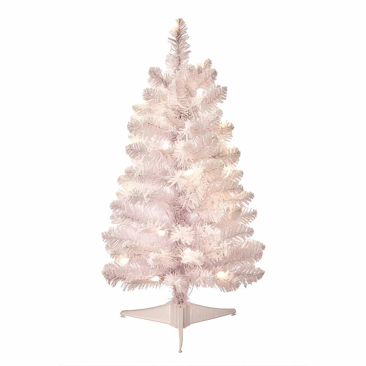 Snowball Small White Christmas Tree 2′