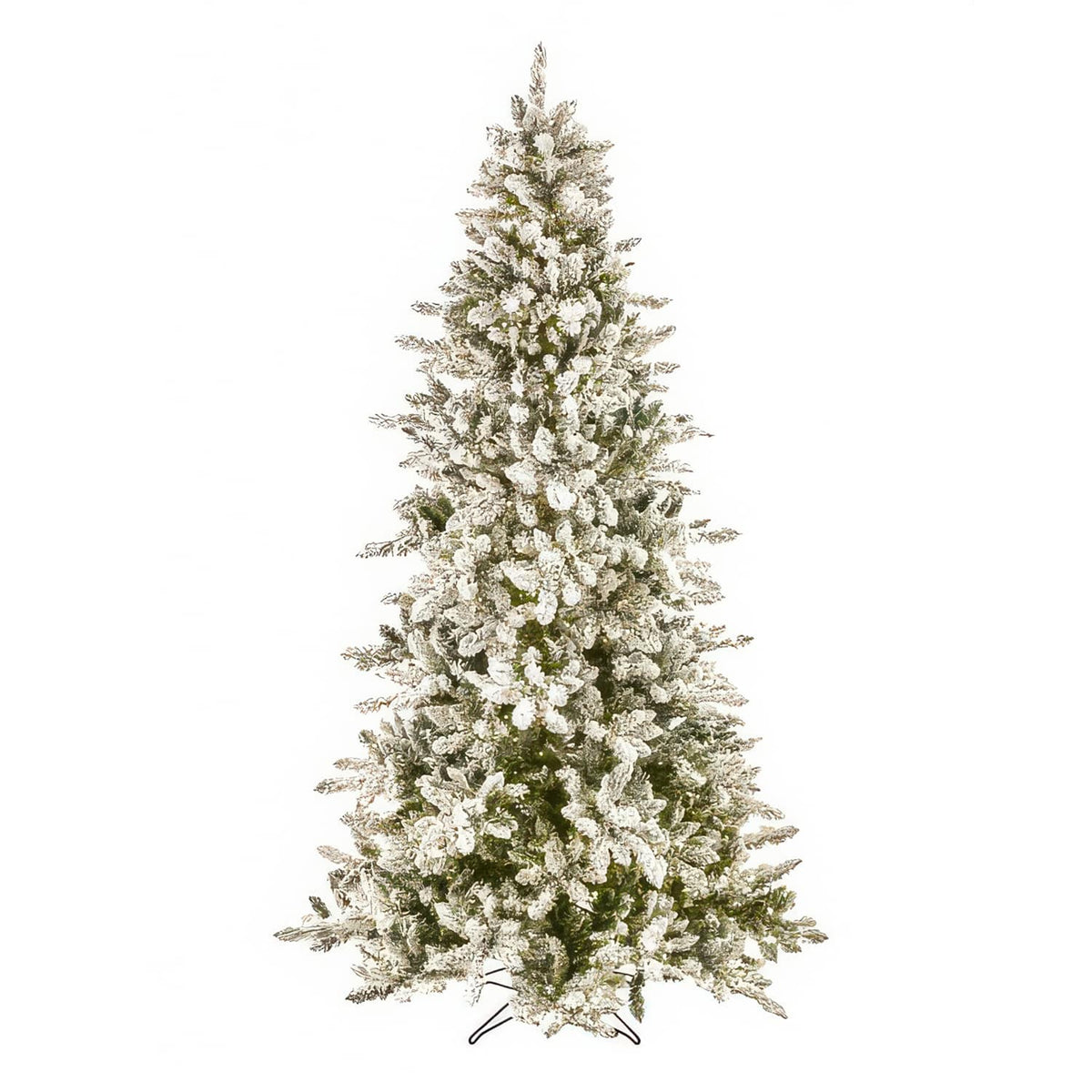 Snowcastle Frosted Slender Color Change Christmas Tree